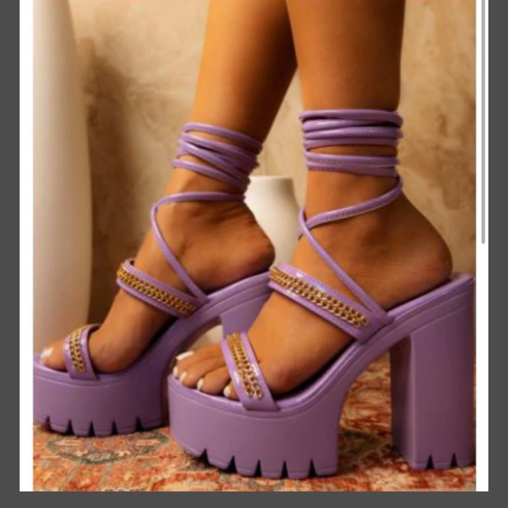 Lavender heels